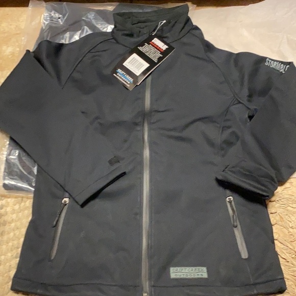 1X/2X Black Driftcreek Outdoors Jacket - Picture 3 of 8